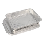 Product foto van Menuschalen aluminium 1-vaks set van 50 930ml
