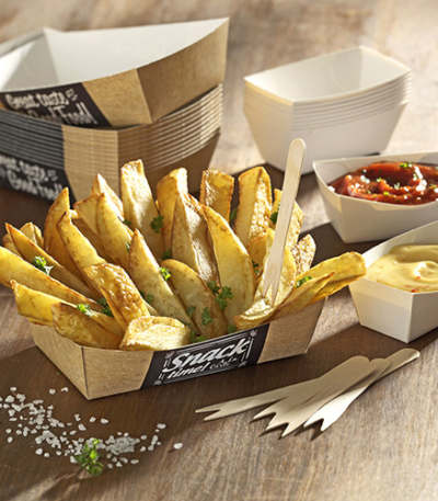 Product foto van Patatbakjes papier pure 3