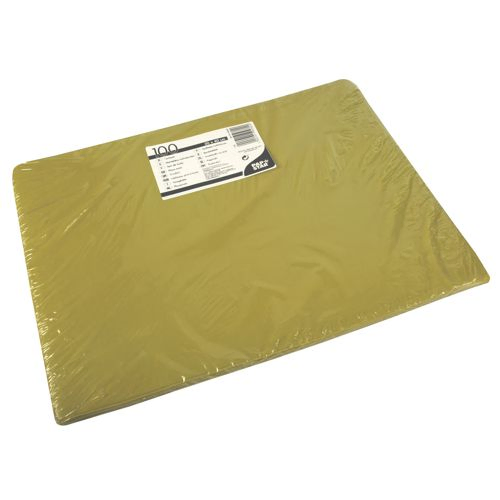 Product foto van Placemats papier olijfgroen 30x40 cm set van 100