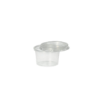Product foto van Portiebekers PP rond 30ml transparant set van 50