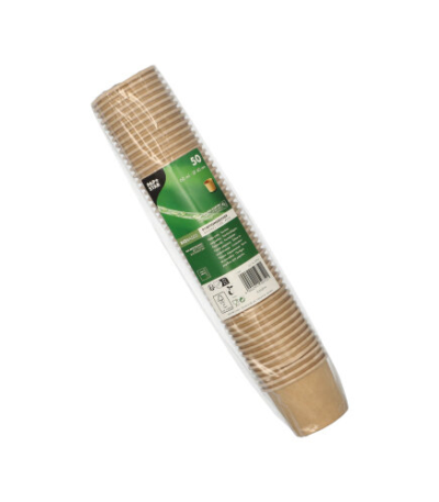 Product foto van Portiebekers karton bruin set van 50 60ml