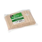 Product foto van Roerstaafjes hout set van 1000 11cm pure 5mm