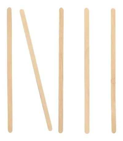 Product foto van Roerstaafjes hout set van 1000 14cm pure 5mm