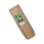 Product foto van Saladeschalen karton bruin set van 50 500ml