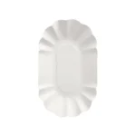 Product foto van Schalen karton ovaal wit set van 250 9cm x 16cm x 3cm Pure