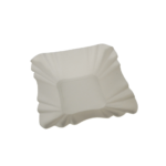 Product foto van Schalen karton wit hoekig set van 250 9cm x 9cm x 3cm Pure