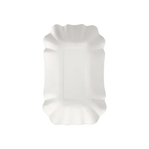 Schalen karton wit set van 250 hoekig 9x14x3cm Pure Product foto van Schalen karton wit set van 250 hoekig 9x14x3cm Pure