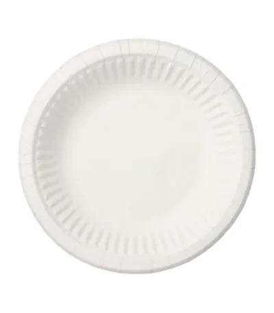 Product foto van Schalen karton wit set van 30 rond 19cm 3cm Pure