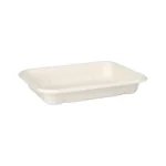 Product foto van Schalen suikerriet pure 1‑vaks 3 cm x 15