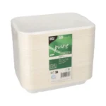 Product foto van Schalen suikerriet pure 1‑vaks 3 cm x 15