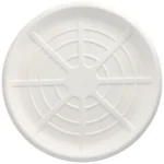 Product foto van Serveerschalen suikerriet pure rond 47 cm wit set van 3