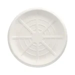 Product foto van Serveerschalen suikerriet pure rond Ø 35 cm wit voor Zeevruchten set van 3