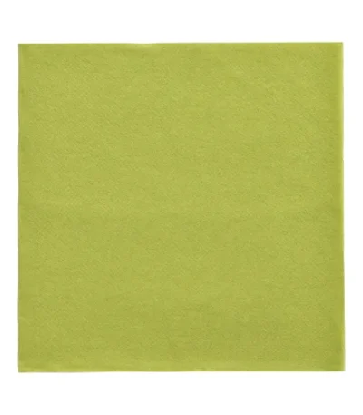 Product foto van Servetten 1/4 vouw olijfgroen set van 20 DAILY Collection