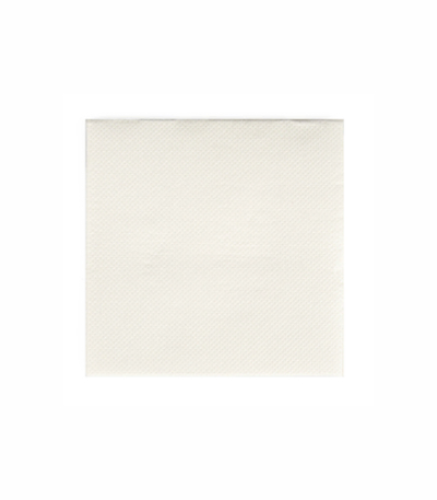 Product foto van Servetten 2-laags PUNTO wit 1/4 vouw 20 cm set van 125