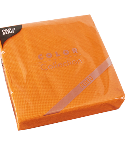 Product foto van Servetten 2‑laags nectarine micro reliëf 38 cm x 38 cm set van 30 PUNTO