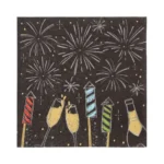 Product foto van Servetten 3-laags 1/4 vouw 33 cm x 33 cm Celebrations set van 20