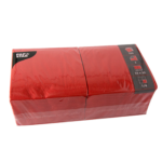 Product foto van Servetten 3-laags rood 33x33 cm set van 250