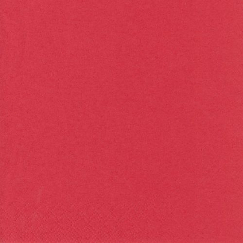 Product foto van Servetten 3-laags rood 33x33 cm set van 250