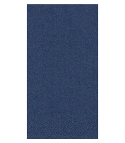 Product foto van Servetten 3‑laags 33 cm x 33 cm donkerblauw set van 250