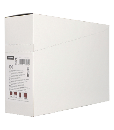 Product foto van Servetten airlaid bordeaux set van 100 met bestekzakjes 40x33cm