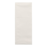 Product foto van Servetten airlaid wit set van 100 met bestekzakjes 40x48cm