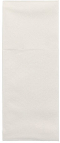 Product foto van Servetten airlaid wit set van 100 met bestekzakjes 40x48cm