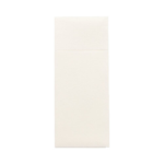 Product foto van Servetten airlaid wit set van 480 met bestekzakje 40x33cm