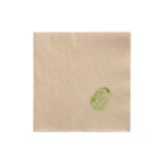 Product foto van Servetten papier 2-laags ongebleekt set van 250 24x24cm