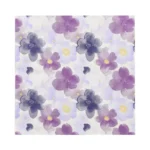 Product foto van Servetten papier 3-laags 1/4 vouw wit set van 20 33x33cm Aquarell Flowers