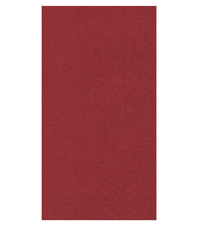 Product foto van Servetten papier 3-laags bordeaux set van 250 33x33cm