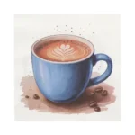 Product foto van Servetten papier 3-laags wit 1/4 vouw set van 20 33x33cm Cup of Coffee