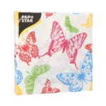 Product foto van Servetten papier 3‑laags 1/4 vouw 33 cm set van 20 Delicate Butterflies