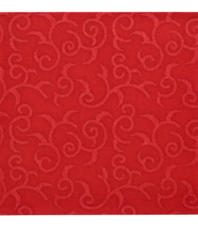 Product foto van Servetten papier bordeaux 1/4 vouw set van 50 40cm x 40cm Royal Collection Casali