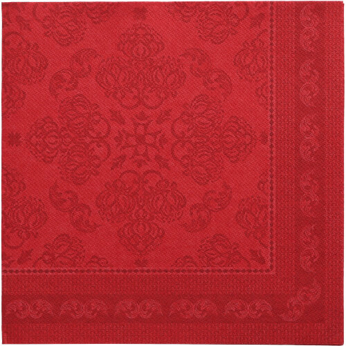 Servetten papier bordeaux 40cmx40cm set van 50 Royal Collection Arabesque Product foto van Servetten papier bordeaux 40cmx40cm set van 50 Royal Collection Arabesque