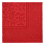 Product foto van Servetten papier bordeaux set van 50 40x40cm 1/4 vouw Royal Collection Ornaments