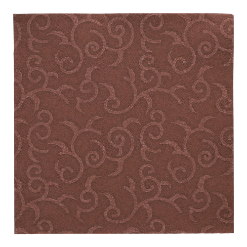Servetten papier bruin set van 50 40x40cm 1/4 vouw ROYAL Collection Casali Product foto van Servetten papier bruin set van 50 40x40cm 1/4 vouw ROYAL Collection Casali
