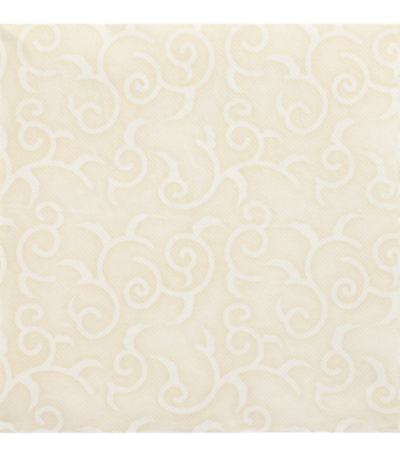 Product foto van Servetten papier champagne set van 50 40x40cm 1/4 vouw Royal Collection Casali