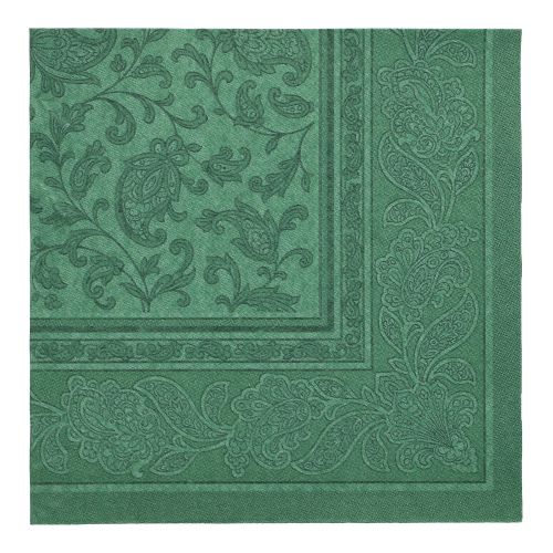 Servetten papier donkergroen 40x40cm set van 50 Royal Collection Product foto van Servetten papier donkergroen 40x40cm set van 50 Royal Collection