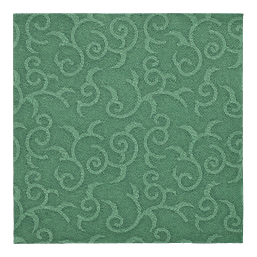 Servetten papier donkergroen set van 50 40x40cm 1/4 vouw ROYAL Collection Casali Product foto van Servetten papier donkergroen set van 50 40x40cm 1/4 vouw ROYAL Collection Casali