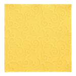 Product foto van Servetten papier geel set van 50 40x40cm 1/4 vouw Royal Collection Casali