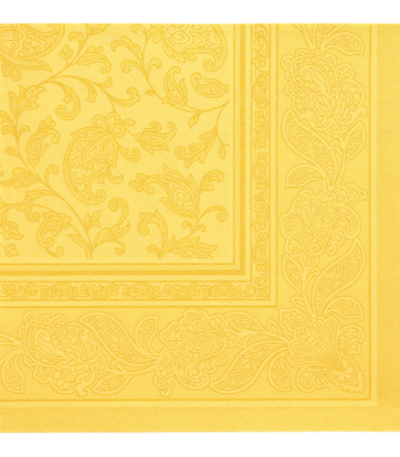 Product foto van Servetten papier geel set van 50 40x40cm Royal Collection