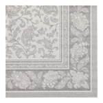 Product foto van Servetten papier grijs set van 50 40x40cm 1/4 vouw Ornaments Royal Collection