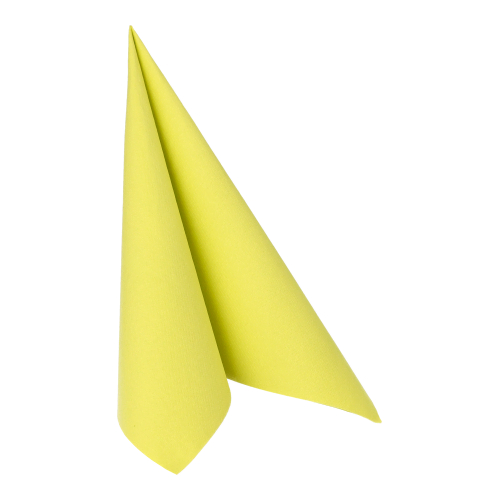 Servetten papier lime set van 50 40x40cm ROYAL Collection 1/4 vouw Product foto van Servetten papier lime set van 50 40x40cm ROYAL Collection 1/4 vouw