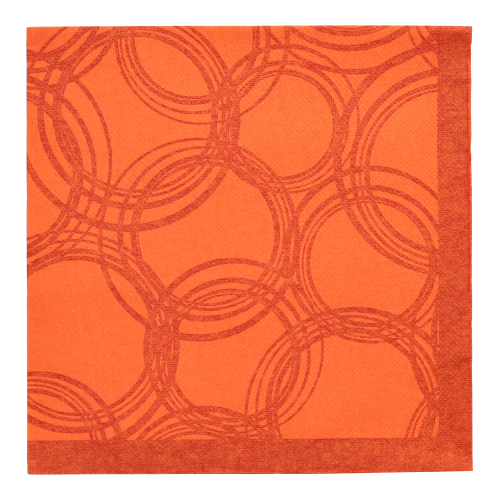 Servetten papier nectarine set van 50 40x40cm 1/4 vouw Royal Collection Bubbles Product foto van Servetten papier nectarine set van 50 40x40cm 1/4 vouw Royal Collection Bubbles