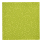 Product foto van Servetten papier olijfgroen set van 50 40x40cm 1/4 vouw Royal Collection Casali