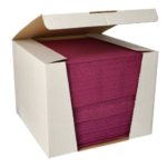 Product foto van Servetten papier paars set van 100 40cm x 40cm Royal Collection