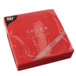 Product foto van Servetten papier rood set van 30 38cm x 38cm PUNTO