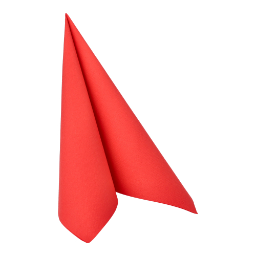 Servetten papier rood set van 50 40x40cm 1/4 vouw ROYAL Collection Product foto van Servetten papier rood set van 50 40x40cm 1/4 vouw ROYAL Collection