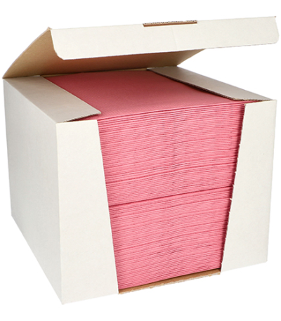Product foto van Servetten papier roze set van 100 40cm x 40cm 1/4 vouw ROYAL Collection