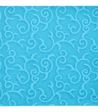 Product foto van Servetten papier turkoois set van 50 40x40cm Royal Collection Casali